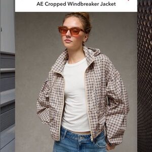 AECropped Windbreaker Jacket